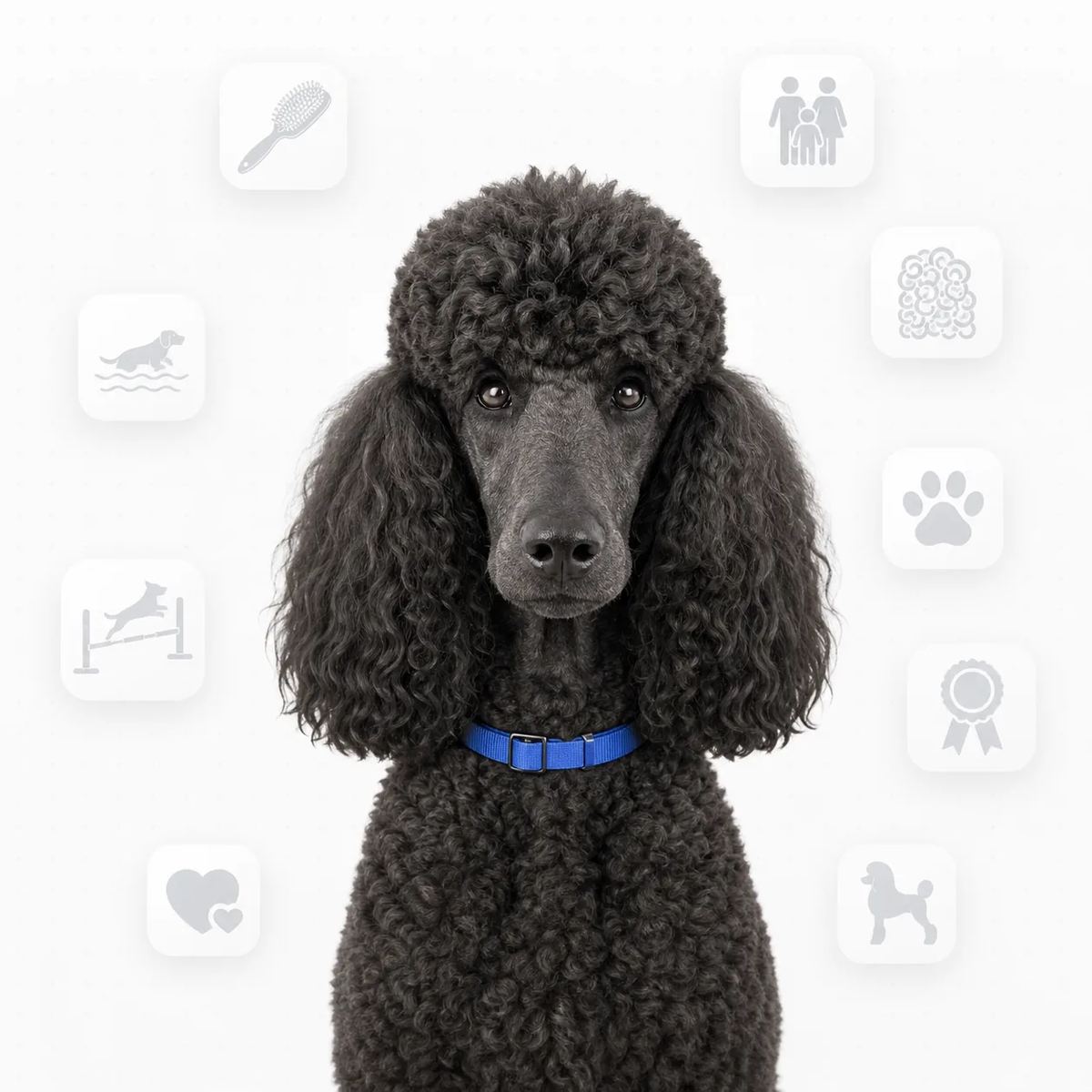 Poodle (Standard) portrait