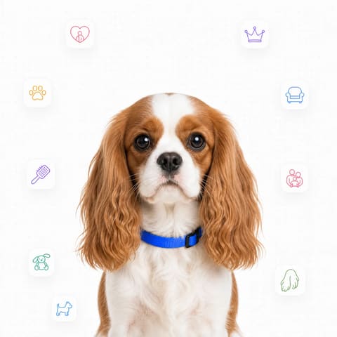Cavalier King Charles Spaniel portrait