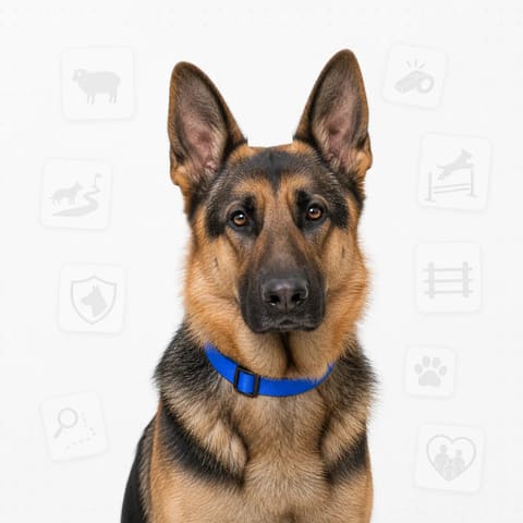 German Shepherd Dog portrait